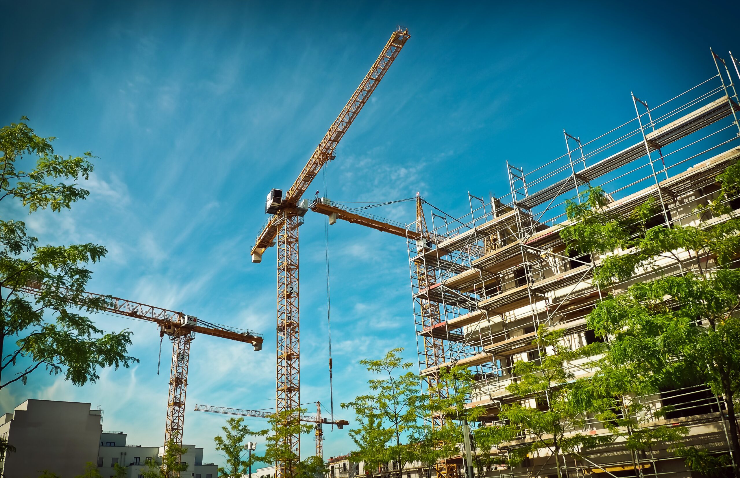 Bau und Sanierung Stockfoto
