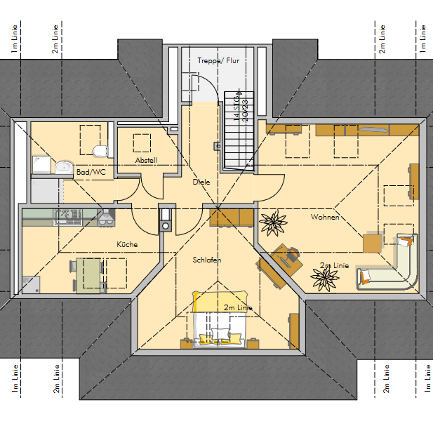 Grundriss / Lageplan Gornsdorf ABS12 WE07