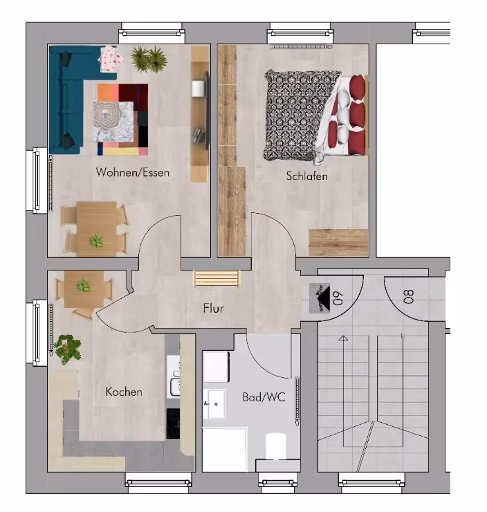 Grundriss / Lageplan Stollberger Str. 72